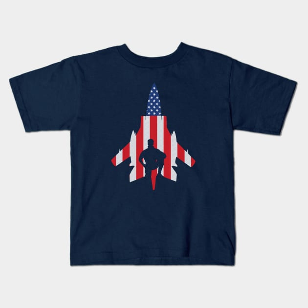 Patriot Kids T-Shirt by Daletheskater